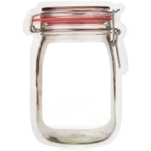 image:imageKikkerland Zipper Bags Set of 2 LargeMedium