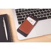 image:imageKikkerland Safe Slot Tech Universal Phone Leather Pocket Card Holder Case 3M Adhesive