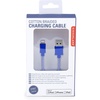 image:imageKikkerland Cotton Braided Phone Cord Blue and White