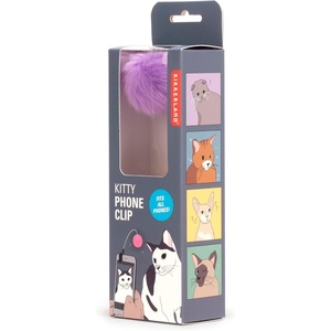image:imageKikkerland Kitty Phone Clip Fits All Phones 1 Per Package
