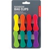 image:imageKikkerland Rainbow Bag Clips Set of 8 MulticolorRainbow