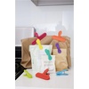 image:imageKikkerland Rainbow Bag Clips Set of 8 MulticolorRainbow