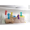 image:imageKikkerland Rainbow Bag Clips Set of 8 MulticolorRainbow