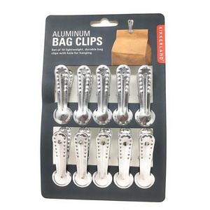 image:imageKikkerland Aluminum Bag Clips  Large