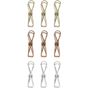 image:imageKikkerland Rainbow Bag Clips Set of 8 MulticolorWire