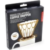 image:imageBrass Collapsible Coffee Dripper Great for Camping and Travel Lightweight and Easy to Store
