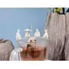 image:imageKikkerland Jiang Taigong Tea Bag Holder Set of 4 White