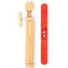 image:imageKikkerland Huckleberry Pull Helicopter  Beechwood Flying Toy with Launcher for Outdoor Play