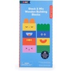 image:imageKikkerland Kidoki Stack amp Mix Wooden Building Blocks