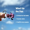 image:imageKikkerland Windup Pea  Cute Wind Up Pet for Office Desk  Trinkets for Stocking Easter Basket or Gift Bag