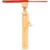 image:imageKikkerland Huckleberry Pull Helicopter  Beechwood Flying Toy with Launcher for Outdoor Play