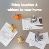 image:imageKikkerland Cat Yoga Magnet Set of Five  Fun Decor for Home Office amp Classroom  Gifts for Holidays amp Events