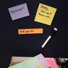 image:imageKikkerland Colorblock Memo Fridge Magnets Reusable Erasable Sticky Notes for Home Office Kitchen