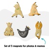 image:imageKikkerland Goat Yoga Magnet Set of Five  Fun Decor for Home Office amp Classroom  Gifts for Holidays amp Events