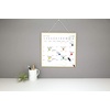 image:imageKikkerland Portable Hanging Schedule White Board Monthly Calendar Planner Dry Erase Memo Organizer 85 x 105