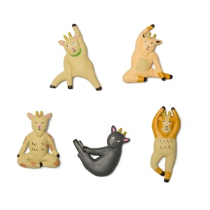 image:imageKikkerland Goat Yoga Magnet Set of Five  Fun Decor for Home Office amp Classroom  Gifts for Holidays amp Events