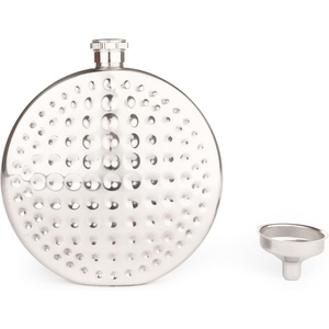 image:imageKikkerland Golf Ball Flask  Includes Funnel for Easy Drink Filling 8oz Capacity