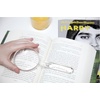 image:imageKikkerland 2in1 Handheld Portable Compact Lightweight Acrylic Magnifier for Reading Multi Purpose