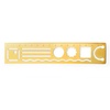 image:imageKikkerland 3 in 1 Metal Ruler