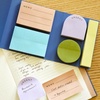 image:imageKikkerland Set of 5 Sticky Notes Booklet for Home Office Supplies Book Notes Planner Accessories