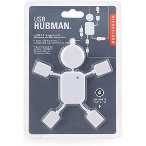 image:imageKikkerland US006 USB Hubman white