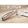 image:imageKikkerland 10 in 1 Pocket Compact EDC Gear Equipment Stainless Steel MultiTool White Wood Handle for Outdoors Camping Tool Accessories SurvivalWhite Wooden Hammer