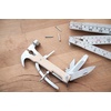 image:imageKikkerland 10 in 1 Pocket Compact EDC Gear Equipment Stainless Steel MultiTool White Wood Handle for Outdoors Camping Tool Accessories SurvivalWhite Wooden Hammer