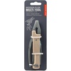 image:imageKikkerland 10 in 1 Pocket Compact EDC Gear Equipment Stainless Steel MultiTool White Wood Handle for Outdoors Camping Tool Accessories SurvivalWooden Plier