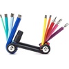 image:imageKikkerland 9in1 Rainbow MultiTool  Compact amp Durable 9Bit Driver Set with Allen Wrenches amp Screwdriver Bits  Utility Essentials for Home Improvement amp Travel Repair