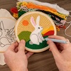image:imageKikkerland Punch Needle  Hare  Includes Everything NeededHare