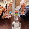 image:imageKikkerland Rainbow Wine Rings  Stopper BA91