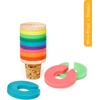 image:imageKikkerland Rainbow Wine Rings  Stopper BA91