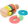 image:imageKikkerland Rainbow Wine Rings  Stopper BA91