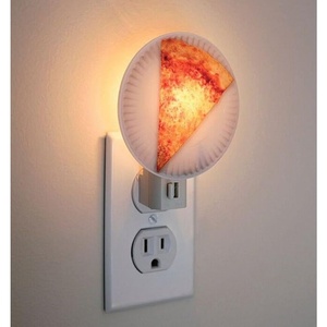 image:imageKikkerland Glowing Moon Night Light OnOff Switch Novelty GiftPizza