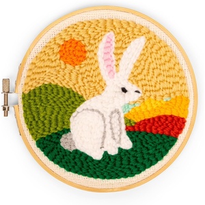 image:imageKikkerland Punch Needle  Hare  Includes Everything NeededHare