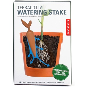 image:imageKikkerland Terracotta Vacation Automatic Plant SelfWatering Slow Release Stake IndoorOutdoor Home Garden Tool