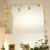 image:imageKikkerland 5ft 10 Hanging LED Disco String Lights Battery Operated Bedroom Living Room Inside Outside Decor Home Decor Party LightsModern