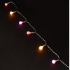 image:imageKikkerland 5ft 10 Hanging LED Disco String Lights Battery Operated Bedroom Living Room Inside Outside Decor Home Decor Party LightsPink Multicolor