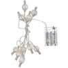 image:imageKikkerland 5ft 10 Hanging LED Disco String Lights Battery Operated Bedroom Living Room Inside Outside Decor Home Decor Party LightsSpiral
