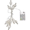image:imageKikkerland 5ft 10 Hanging LED Disco String Lights Battery Operated Bedroom Living Room Inside Outside Decor Home Decor Party LightsSpiral