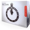 image:imageKikkerland Big Wheel Revolving Wall Clock SilverBlack