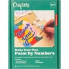 image:imageKikkerland Crafters Paint By Numbers Greeting Cards Set of 5 Cards  24 Paints Brush and Envelope Included