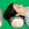 image:imageKikkerland Log Head Rest  Micro Bead Neck amp Leg Cushion  Novelty Home Decor152 cm