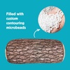 image:imageKikkerland Log Head Rest  Micro Bead Neck amp Leg Cushion  Novelty Home Decor152 cm