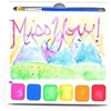 image:imageKikkerland Postcard Paint Book