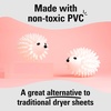 image:imageKikkerland Set of Two Reusable Dryer Buddies for Laundry  Fabric Softener Dryer Balls  Control Static Remove Wrinkles Dry Clothes Faster Hedgehogs