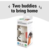 image:imageKikkerland Set of Two Reusable Dryer Buddies for Laundry  Fabric Softener Dryer Balls  Control Static Remove Wrinkles Dry Clothes Faster Hedgehogs