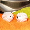 image:imageKikkerland Set of Two Reusable Dryer Buddies for Laundry  Fabric Softener Dryer Balls  Control Static Remove Wrinkles Dry Clothes Faster Hedgehogs