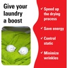 image:imageKikkerland Set of Two Reusable Dryer Buddies for Laundry  Fabric Softener Dryer Balls  Control Static Remove Wrinkles Dry Clothes Faster Lambs