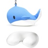 image:imageKikkerland Zip amp Flip Travel Pillow  Micro Bead Head Rest for Planes and Travel  ElephantWhale